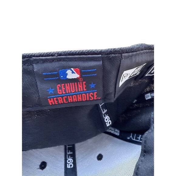 New Era Pittsburgh Pirates 59Fifty Fitted Cap Black & Yellow Size 7 1/2 MLB Hat - Picture 8 of 10